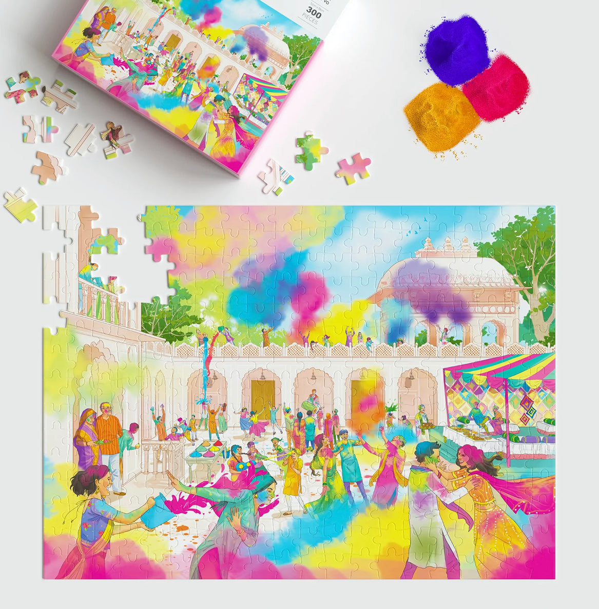 Holi - Festival of Colours - 300 piece Jigsaw Puzzle