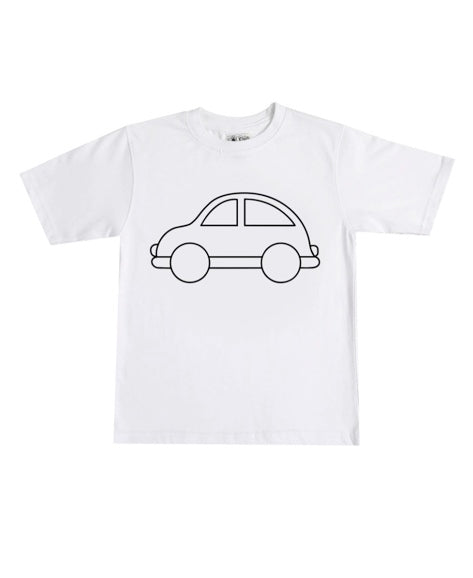 Wear My Art DIY Kit-Kids T-Shirt-Flower Stencil