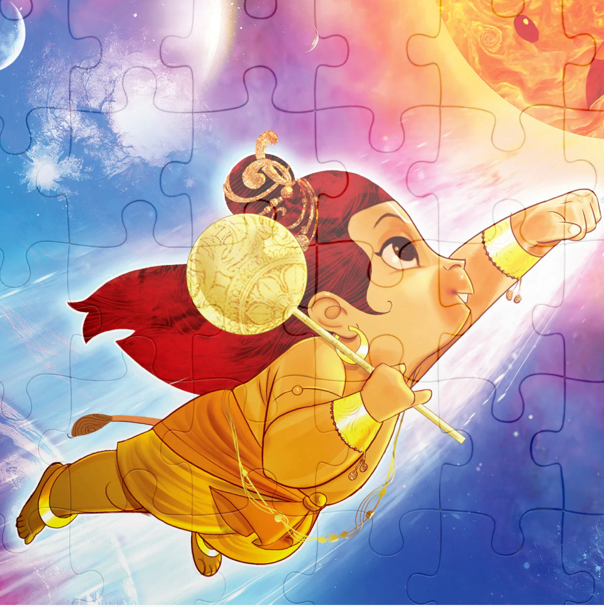 Hanuman - the Invincible - The 54 piece Jigsaw Puzzle