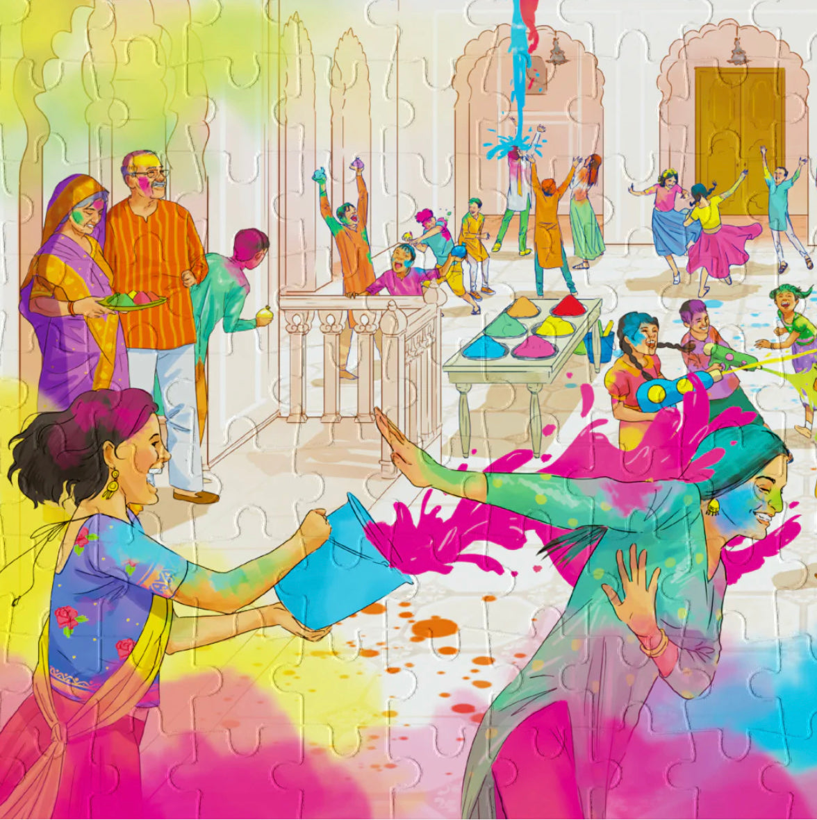 Holi - Festival of Colours - 300 piece Jigsaw Puzzle