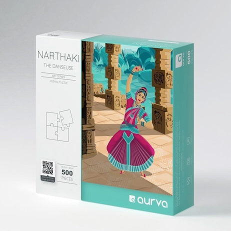 Narthaki - The Danseuse 500 Piece Jigsaw Puzzle