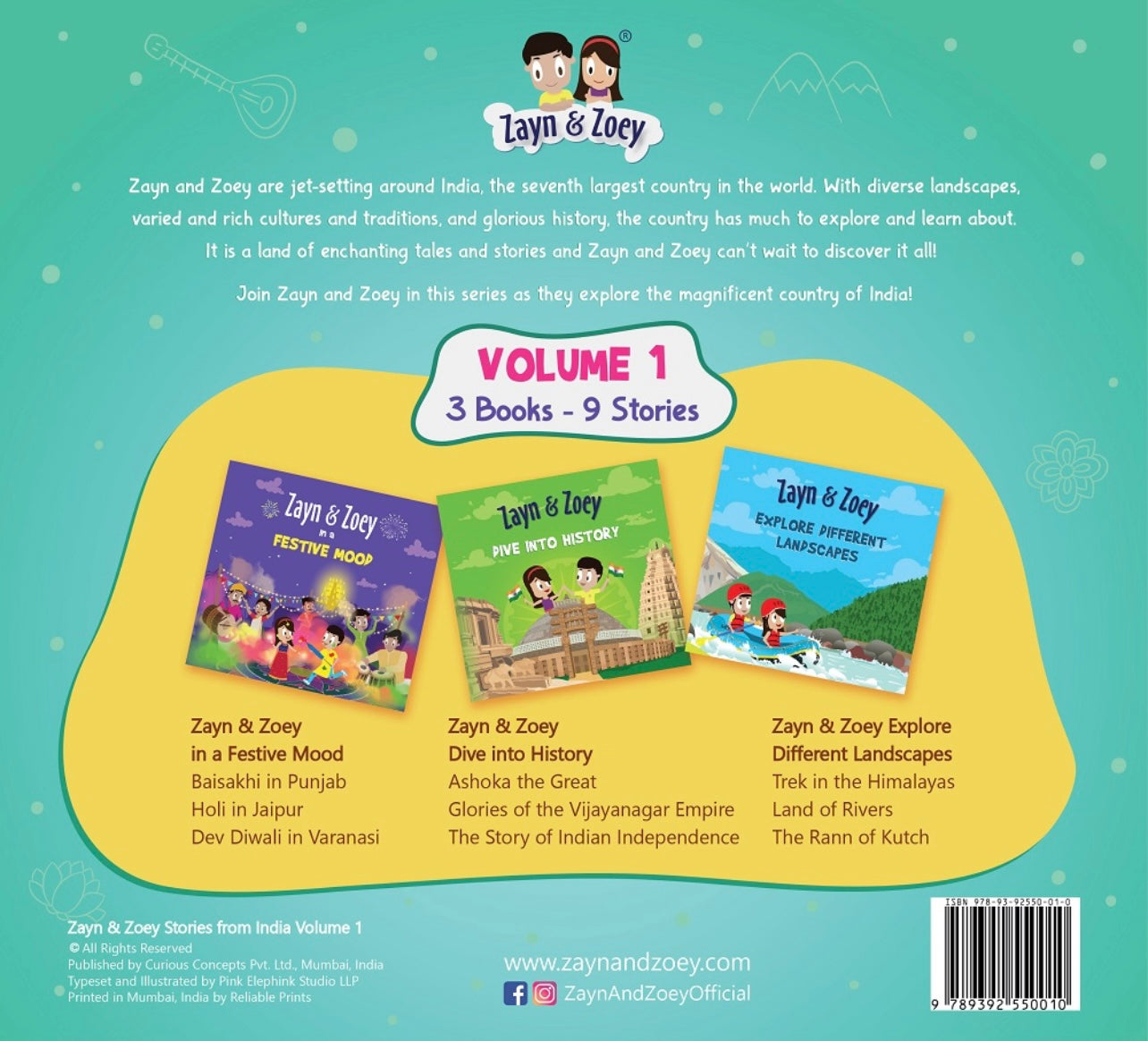 Zayn & Zoey – Stories from India (Volume 1)