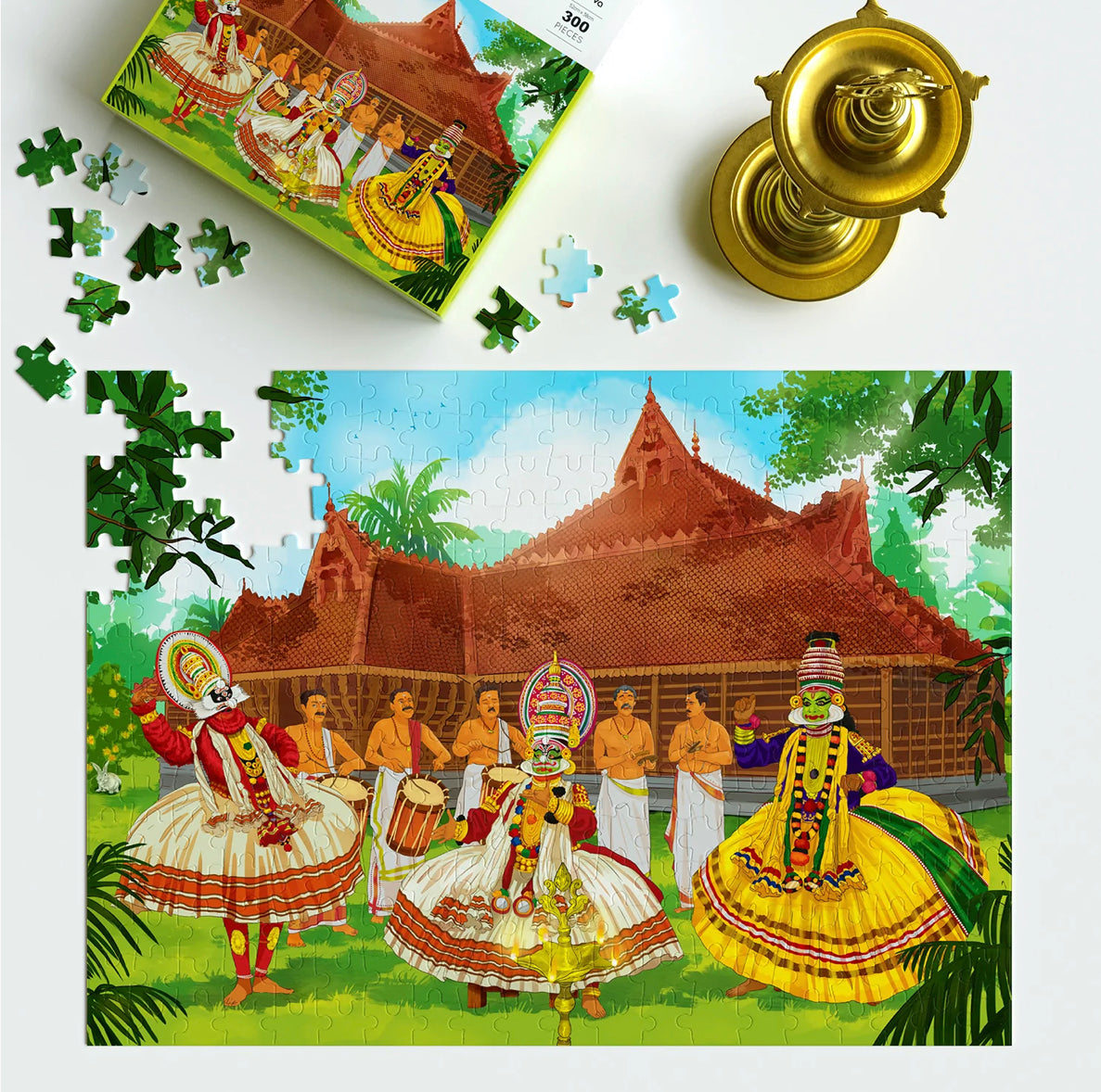 Kathakali - The Exuberant Indian Opera - 300 piece Jigsaw Puzzle