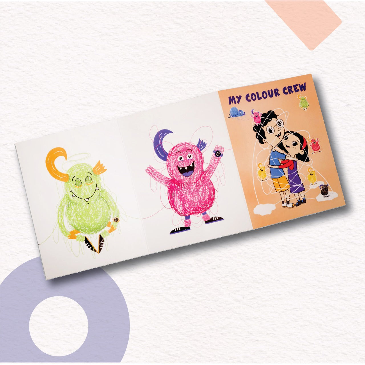My Colour Crew: Fold Out Book on Emotions & Colours