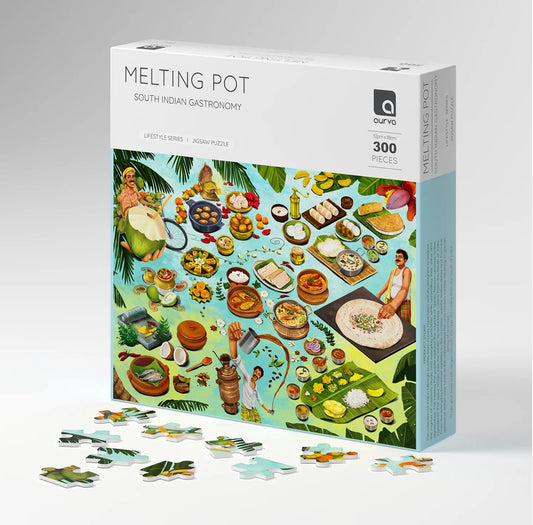 Melting Pot - South Indian Gastronomy - 300 piece Jigsaw Puzzle