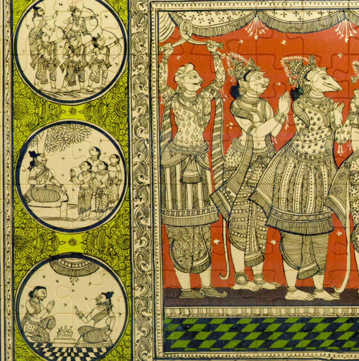 Pattachitra - Handcrafted Storyboards - 500 Piece Jigsaw Puzzle