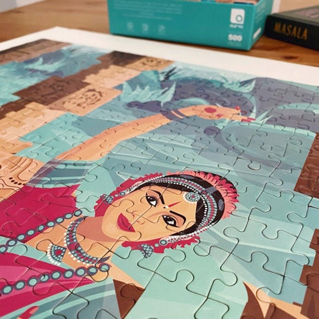 Narthaki - The Danseuse 500 Piece Jigsaw Puzzle