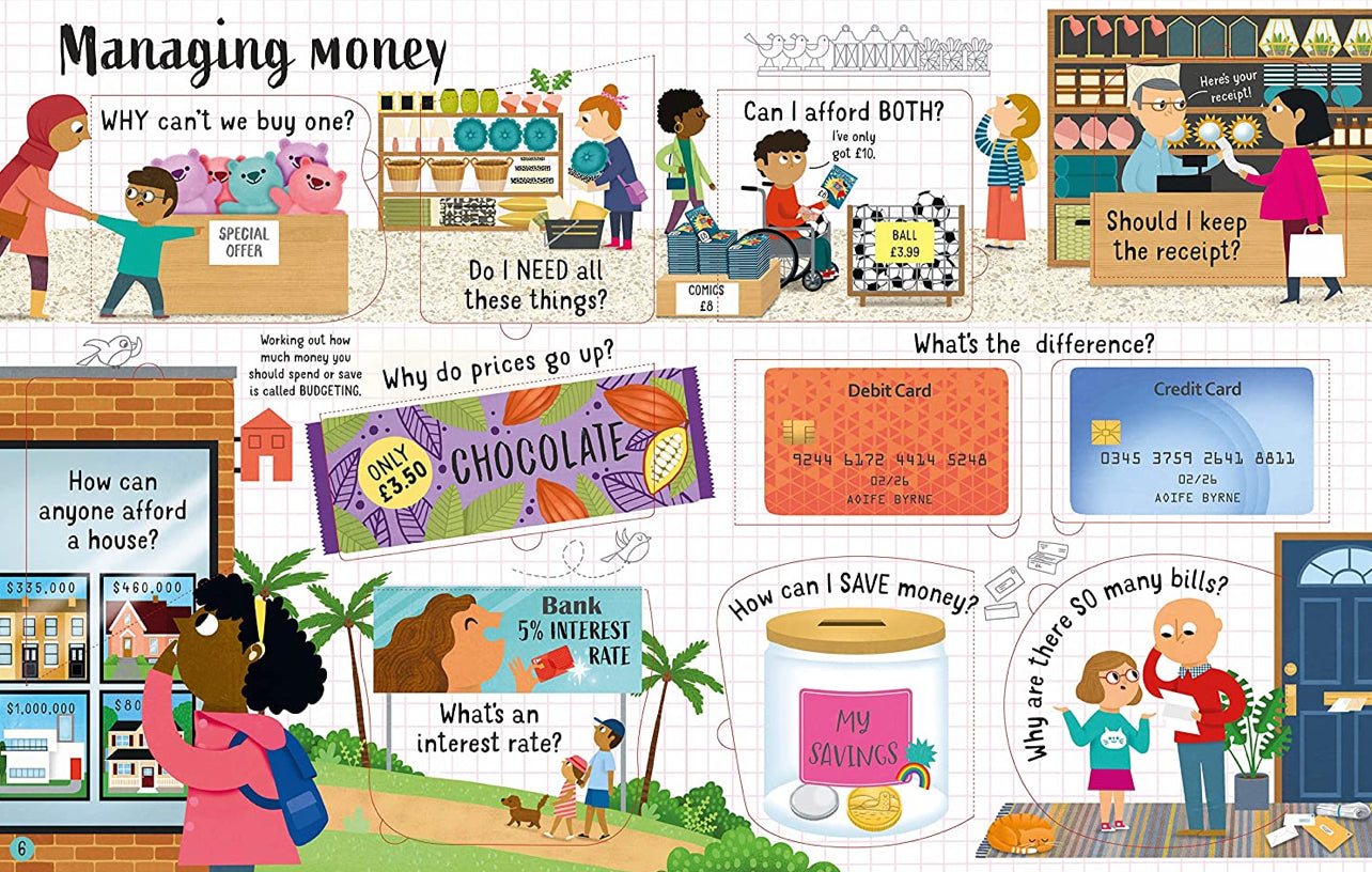 Lift-the-flap Questions and Answers about Money