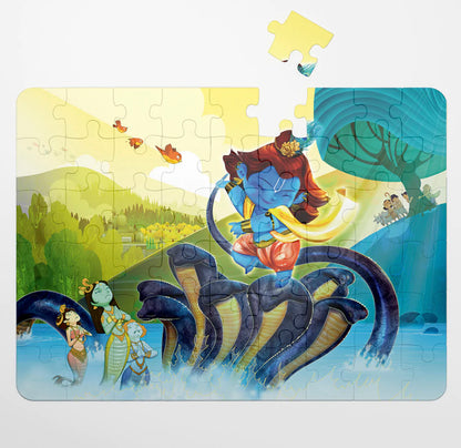 Krishna - the Protector - The 54 piece Jigsaw Puzzle