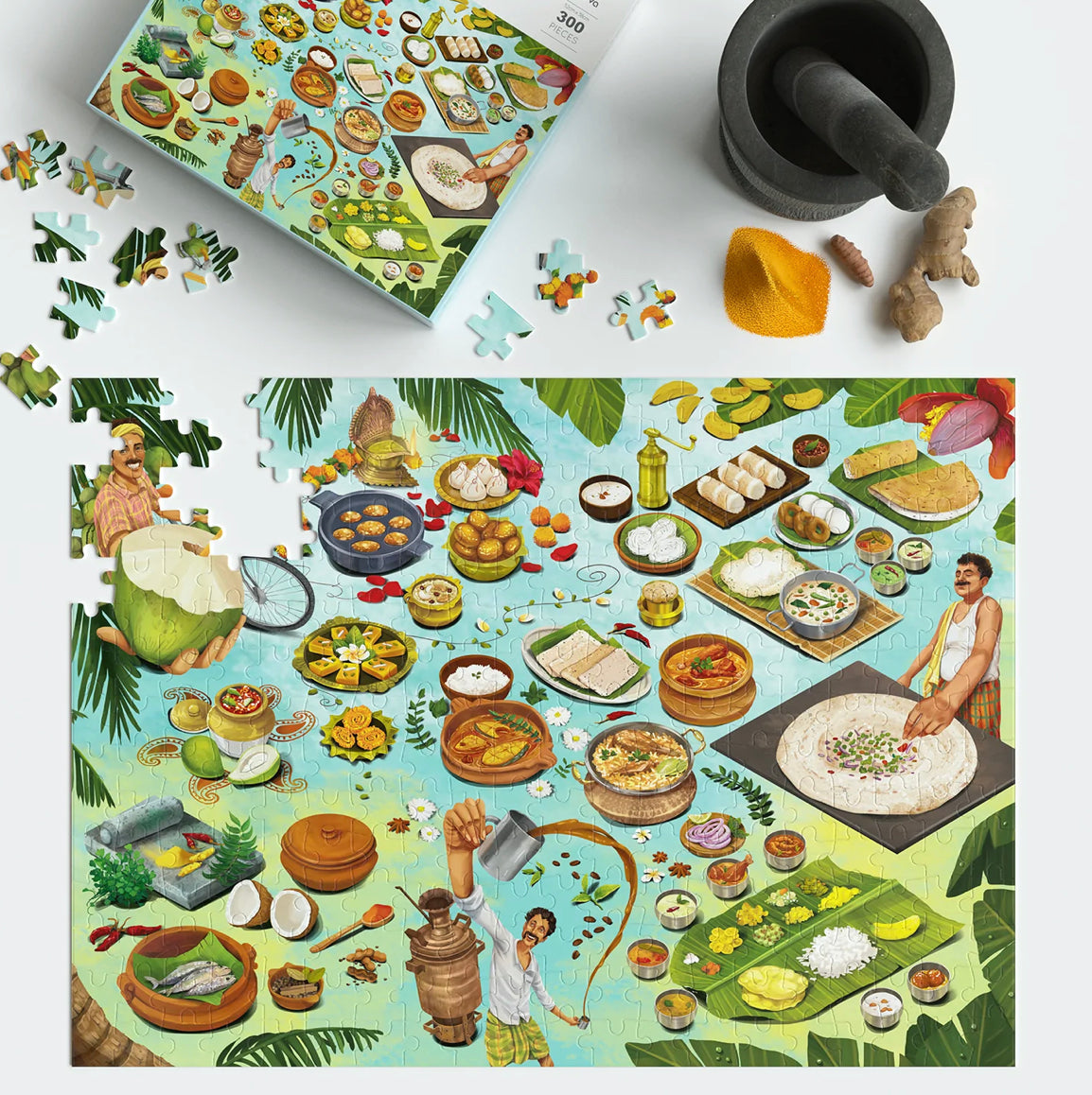 Melting Pot - South Indian Gastronomy - 300 piece Jigsaw Puzzle