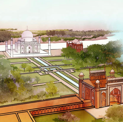 Amma, take me to Taj Mahal