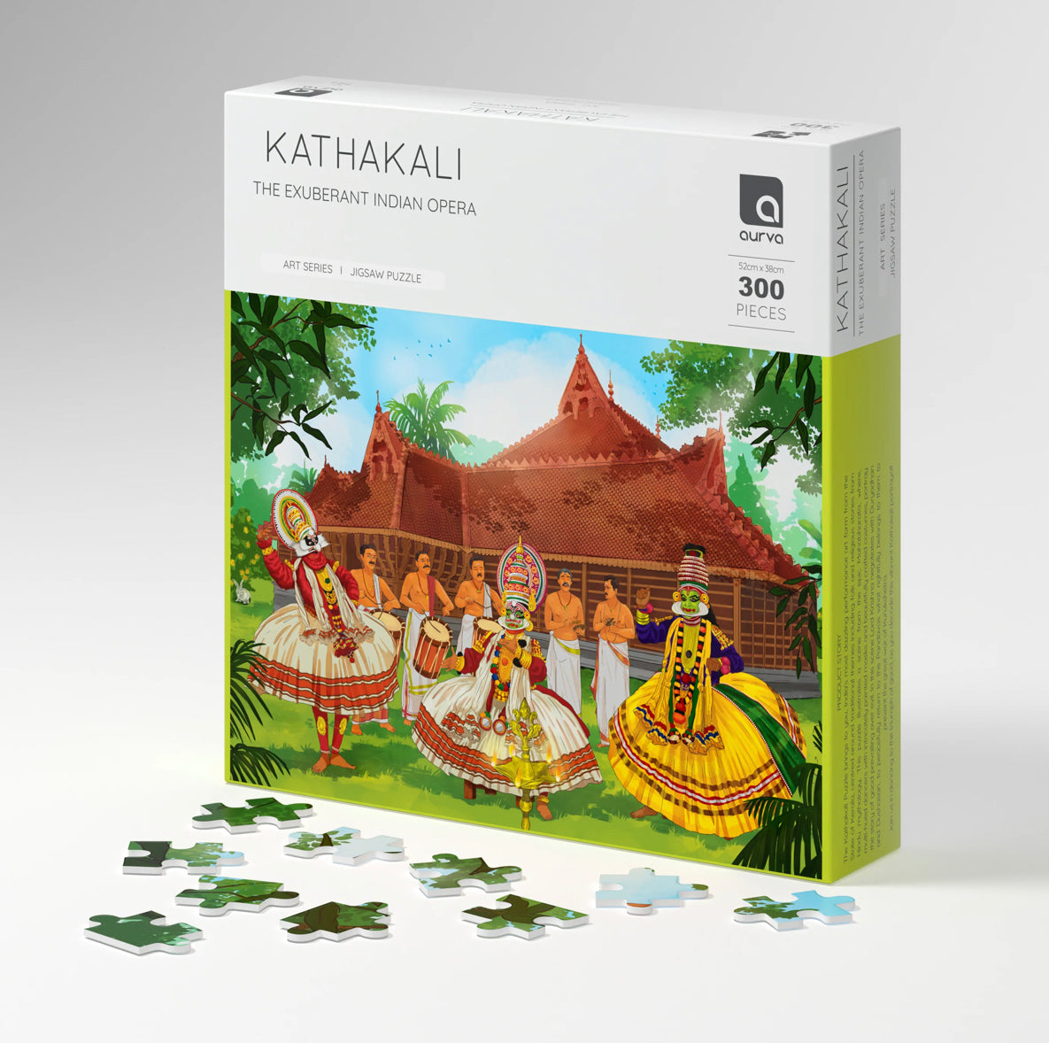 Kathakali - The Exuberant Indian Opera - 300 piece Jigsaw Puzzle